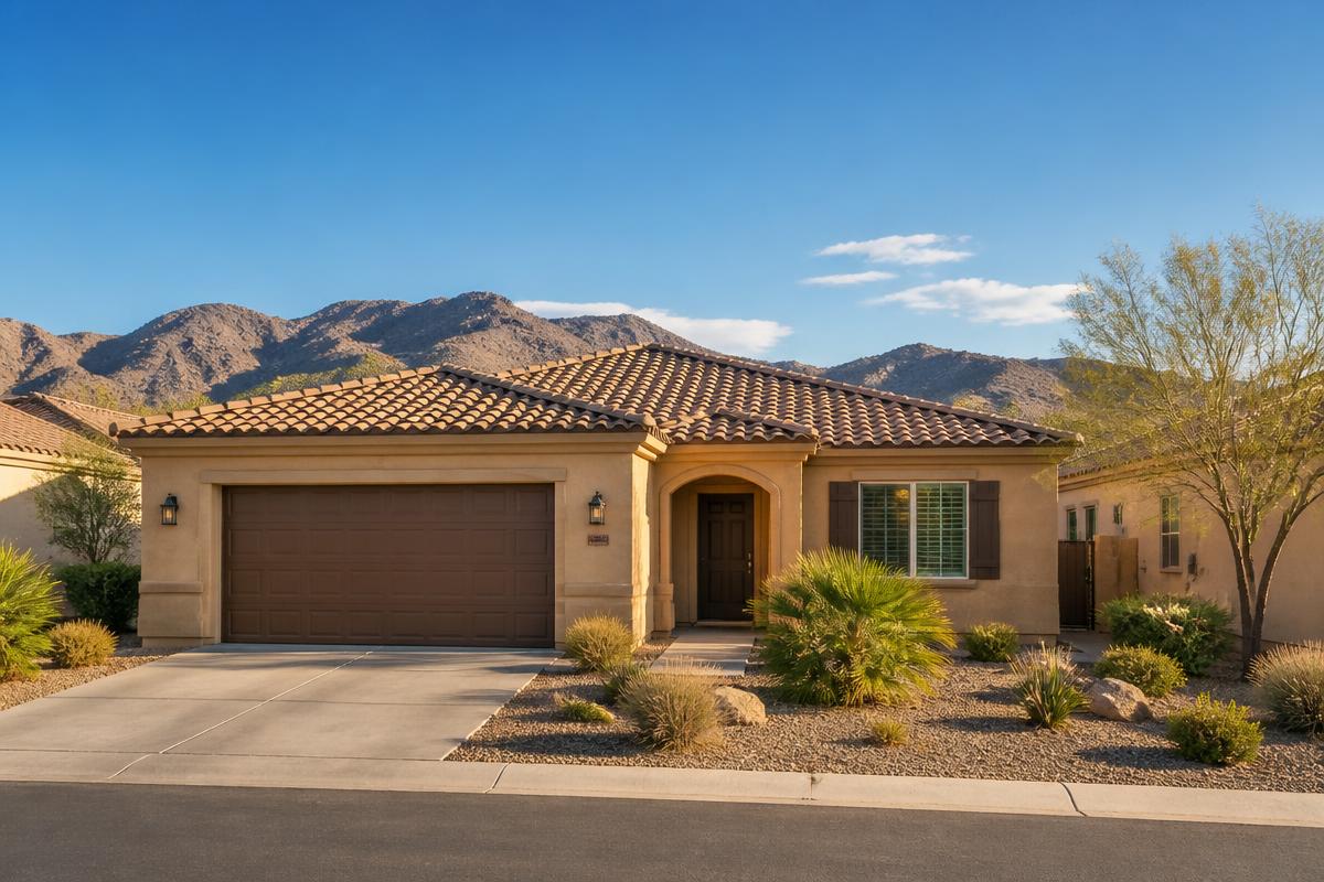 Las Vegas valley home exterior