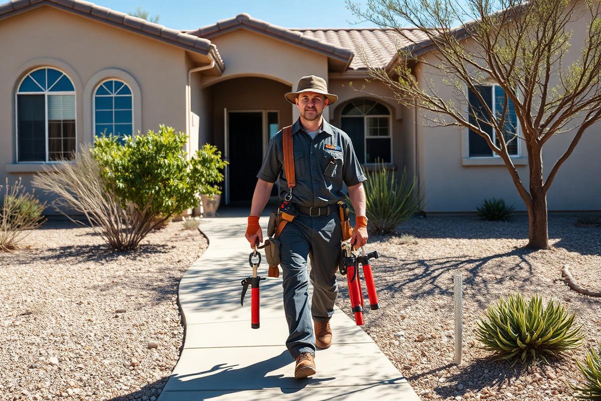 Technician replacing supply lines in a Spring Valley home