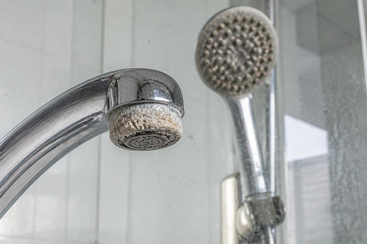 Close-up detail related to water treatment