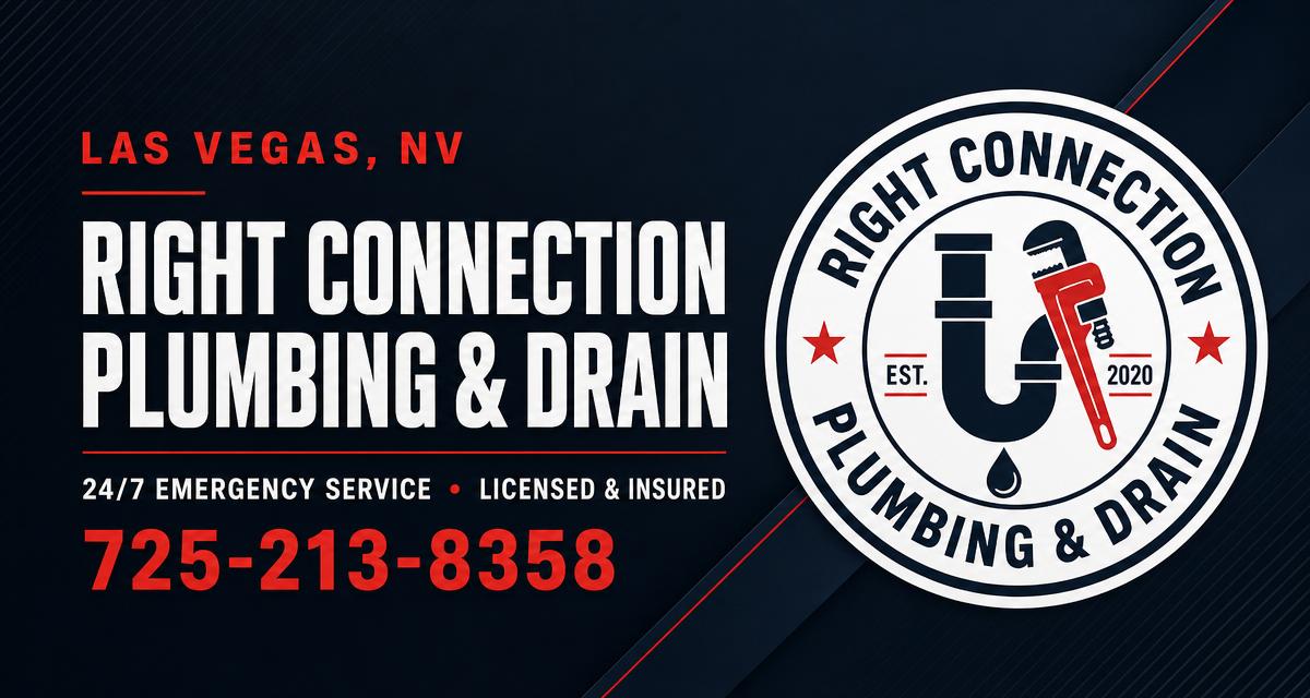 Right Connection Plumbing and Drain cover